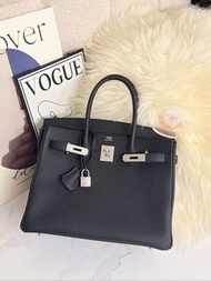 🐴🆕 Hermes Birkin 30 黑色 銀扣 Togo Stamp G