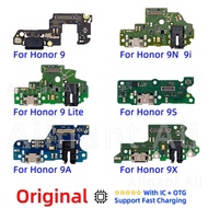 1pcs/lot USB Fast Charger Dock Connector Charging Board Flex Cable For Huawei Honor 9 9A 9C 9N 9i 9s
