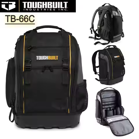 ToughBuilt TB-66C Tool Bag and Backpack Rugged Off-Road Base, for Heavy-Duty Jobsite Back Pack for E