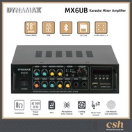 DYNAMAX MX6UB Karaoke Amplifier Mixing Amplifier Stereo Amplifier with Bluetooth | USB/SD