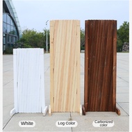 Retractable Garden Fence Preservative Wood Decorative Fence Garden Guardrail Fence Balcony Courtyard