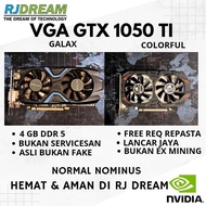 VGA GTX 1050 TI 4GB DDR5 BEKAS / SECOND NO MINUS