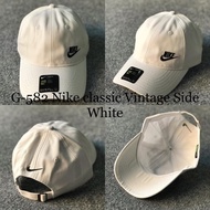 X❤ML TOPI NIKE CLASSIC VINTAGE SIDE WHITE G-582 W✪W9