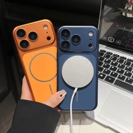 IIKU Imitation Original Applicable Apple 17Promax Phone Case iPhone16Pro Magnetic 15Pro Skin Feel Pr