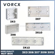 PVC Electrical Surface Box (White)