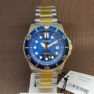 Citizen NJ0174-82L Blue Analog Two Tone Gold Stainless Steel Automatic Men Watch