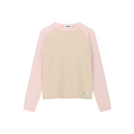 Girlfriend Comfort - Mesh Raglan Long Sleeve Tee - เสื้อแขนต่อตกแต่งแขนผ้าเมช (มีให้เลือก 3 สี)