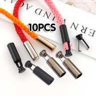 10Pcs Shoelace Tip Aglet Diy Metal Aglets Shoelace Head Tip For Sweater Hat Rope Head Buckle