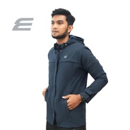 ELGINI ELGINI E16214 Hooded Windbreaker Jacket Water-Resistant 100% Polyester S-XXL