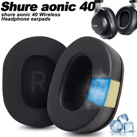 Earphone pads For shure aonic 40 Wireless replacement Earpads headphones Earmuffs Mesh cloth Memory 