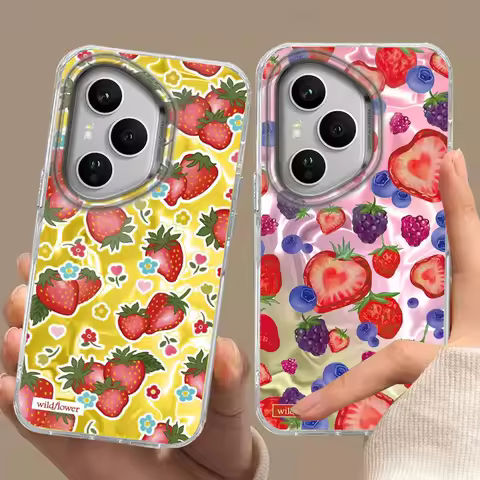 Pink Strawberry Girls For Honor 400 200 90 Smart Pro Magic7 6 5 70 Lite X9a X9c X9b X8a X8b X8c X6c 