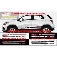 Chevrolet Trax sticker, Trax car sticker, Trax list sticker