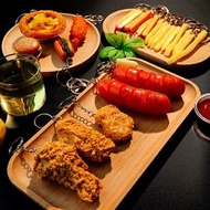 台灣腸仔炸雞🍗雞翼炸薯條🍟炸蝦🍤鑰匙扣 迷你掛飾