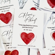 150pcs - 600pcs Sabun Doorgift Wedding Cards