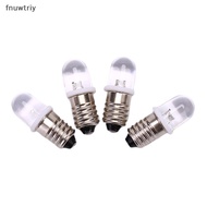[fnuwtriy] 5pcs E10 Led Bulb DC 3V 4.5V Instrument Bulb Indicator Bulb Flashlight Bulb