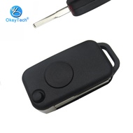 Okeytech For Benz Key Shell Flip Folding Remote Car Keys Case Fob Replacement Cover For Mercedes W168 W124 W202 W210 W211 W203