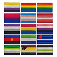 Rainbow Flag Multicolor Patch Embroidery Velcro Badge Gay Flag Backpack Clothing Decoration