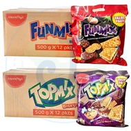 [WHOLESALE 12PACKS] MUNCHY'S ASSORTED BISCUITS 500G ( TOPMIX / FUNMIX ) CTN JAJAN EKONOMI BORONG HAL