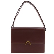 【日本直送】卡地亞 CARTIER Must Line (馬斯特系列) 肩背包 小牛皮 酒紅色 女性【二手】