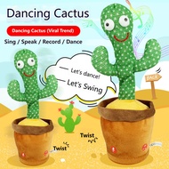 Multifunctional Specifications Smart Dancing Cactus Twisting Singing Talking Cactus Toy Plush Childr