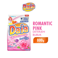 DAIA Detergen Bubuk + Softener Romantic Pink 800gr