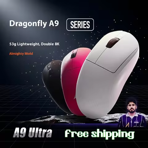 ATK A9 Ultra Wireless Gaming Mouse Tri Mode 8K 53g Lightweight A9/A9 SE/A9 Plus/A9 Pro Gaming Mouse 