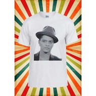 New Hot Selling Men's T-shirts Bruno Mars Singer R&amp;B Funk Pop Soul Men T Shirt