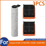 For Uwant D100 / D100 PRO / D500 / D500 PRO Vacuum Cleaner Replacement Parts (3PCS)