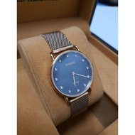 [Ready stock]Tomaz original ladies swarovski watch G1L-D12 rosegold dark blue marble edition jam tom