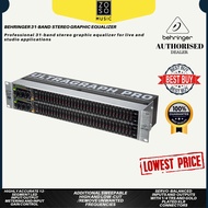 BEHRINGER FBQ3102HD 31-band stereo graphic equalizer with FBQ feedback detection system