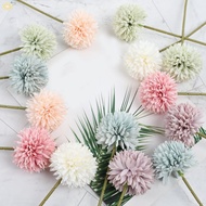 Decor Artificial Chrysanthemum Ball Flowers Presents Silk Package Content