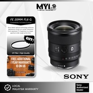 (READY STOCK) - Sony FE 20mm f/1.8 G Lens For Sony A7IV | A7III | A7C | A7 II | A7R III | A7R IV | A