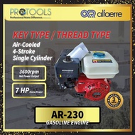 ALFAERRE 7.0HP Gasoline Engine AR230 / AR-230 U- KEY TYPE / THREAD TYPE