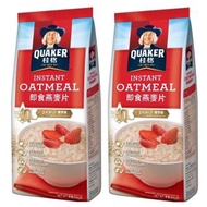桂格 - 即食燕麥片 (800g❎2 紅色) Quaker 桂格即食燕麥片 <新舊包裝隨機發貨> 平行進口 #最佳期限 2026-11-30