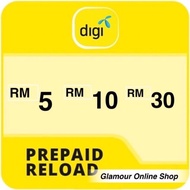 Digi RM5, RM10, RM30 Prepaid Reload/ Top Up DIRECTLY (NO Pin)