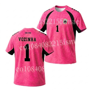 VOZINHA 1 Goalkeeper Jersey Cabo Verde Football Shirt Kid Soccer Kit Cape Verde GK Uniform Orange Ye