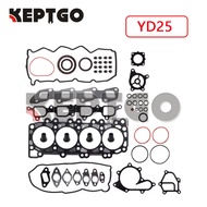 YD25 Engine Full gasket set kit for Nissan YD25 YD25DDTI 2.5L Engine