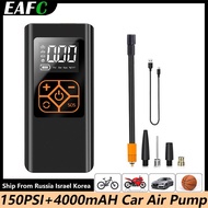 ☃┋✑ 4000mAh Tire Inflator Pump 150PSI Electric Wireless Portable Car Air Compressor Display for Motorcycle Bike Car Tyre Balls