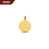 TT9 Top Cash Jewellery 999 Gold Olden Coin Pendant