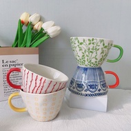 Japanese style vintage mug home office water cup ceramic couple mug coffee milk mug breakfast mug