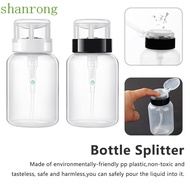 SHANRONG Nail Removal Bottle Empty Press Pumping Push Down Plastic Bottle Refillable Bottle