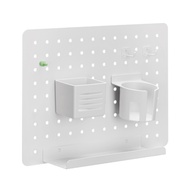 Wall-Mounted Pegboard ที่เก็บของ จัดโต๊ะคอม