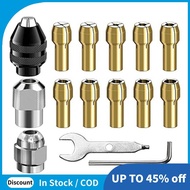 Drill Chuck Collet Set, 28 Pcs Chuck Collet Kit(1/32 - 1/8Inch)Replacement 4486 Drill Keyless Bit 44