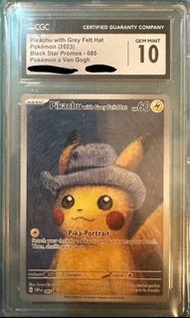 PTCG 梵高比卡超 Pikachu CGC 10 PSA