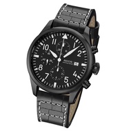Epos Pilot Watch Automatic Chronograph - Black PVD 3398