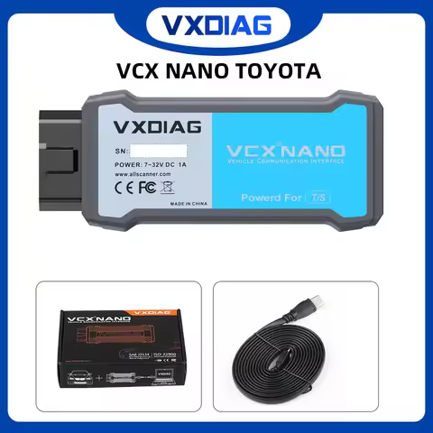 VXDIAG VCX NANO for Toyota for Lexus Car Diagnostic Tool OBD2 Scanner Code Reader VCI J2534 ECU Prog