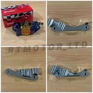 FRONT CALIPER TITANIUM 4POT / 4-POT RS150 / W125 / VARIO150-CLICK 4POT FRONT CALIPER BRACKET