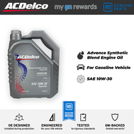 AC Delco Advance Synthetic Blend Engine Oil 10W30 (1L/4L) API SM for Gasoline Vehicles