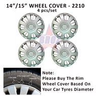 4PCS Wheel rim cover 14inch / 15inch (2210 / 3533 / 2210)