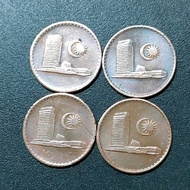 Malaysian 1st Series 1 Cent 1973 ( 4 Coins )